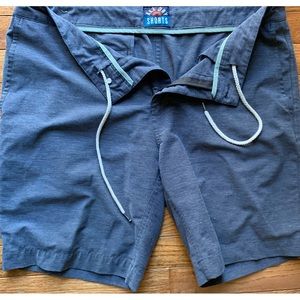 Men’s Faherty Brand Everday shorts charcoal gray sz 33
